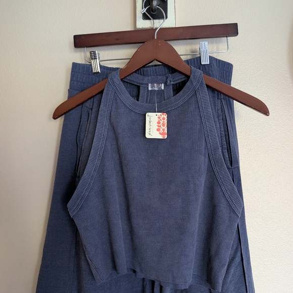 Free People Movement Go To Set Midnight Navy XL New - Picture 3 of 7